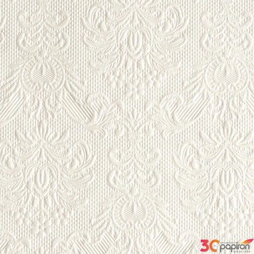 Szalvéta Ambiente Elegance Elegance pearl dombornyomott papírszalvéta 25x25cm,15db-os