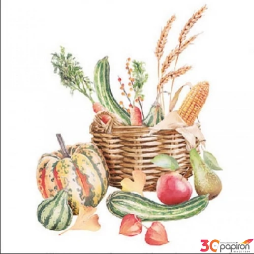 Szalvéta 25x25cm Ambiente Autumn still life 20db/csomag