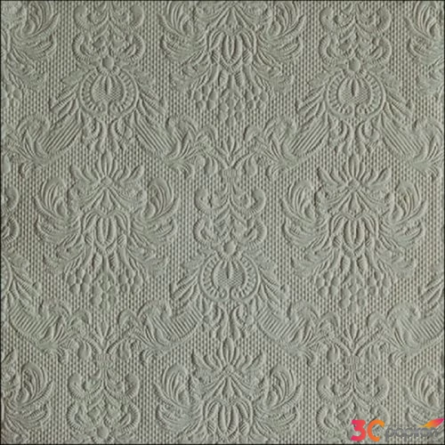 Szalvéta Ambiente Elegance sage dombornyomott 40x40cm,15db-os