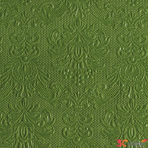 Szalvéta Ambiente Elegance Summer Green 25x25cm 15lapos 3rétegű 