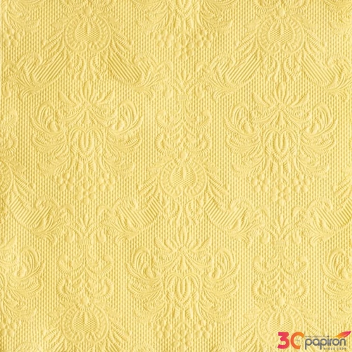 Szalvéta Ambiente Elegance Vanilla 33x33cm 3rétegű 15db/csom papírszalvéta 33x33cm, 15db-os