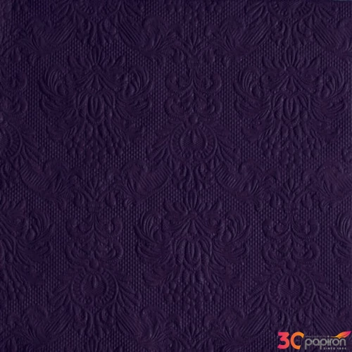 Szalvéta Ambiente Elegance violet dombornyomott 40x40cm,15db-os