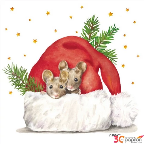 Szalvéta Ambiente Get cozy papírszalvéta 33x33cm,20db-os