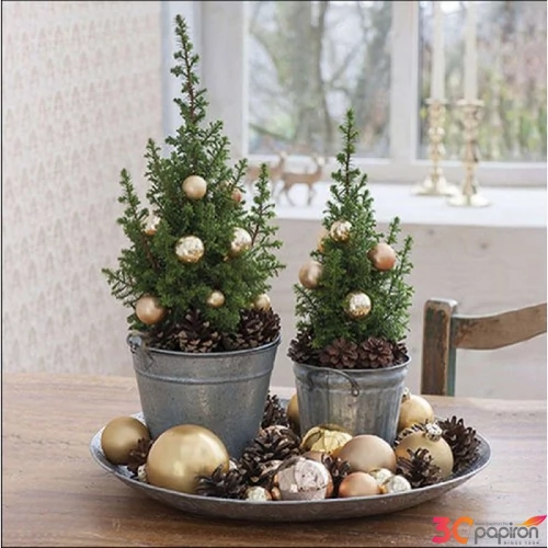 Szalvéta Ambiante karácsonyi Christmas deco papír papírszalvéta 33x33cm,20db-os
