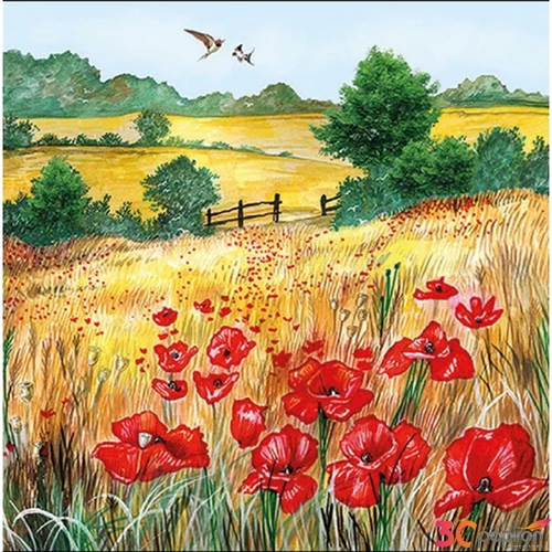 Szalvéta Ambiante Wheat Fiedl s papírszalvéta 33x33cm,20db-os