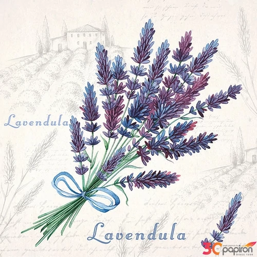Szalvéta Ambiante Lavendula papírszalvéta 33x33cm,20db-os