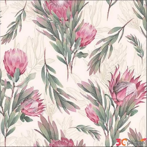 Szalvéta Ambiante Protea cream papírszalvéta 33x33cm,20db-os
