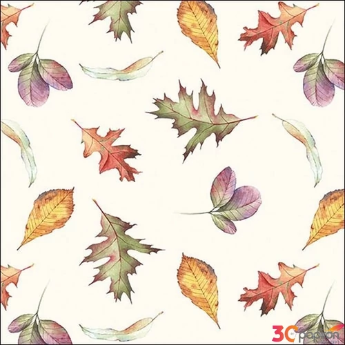 Szalvéta Ambiante Falling Leaves papírszalvéta 33x33cm,20db-os