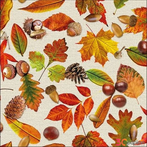 Szalvéta Ambiante Autumn Festival papír papírszalvéta 33x33cm,20db-os
