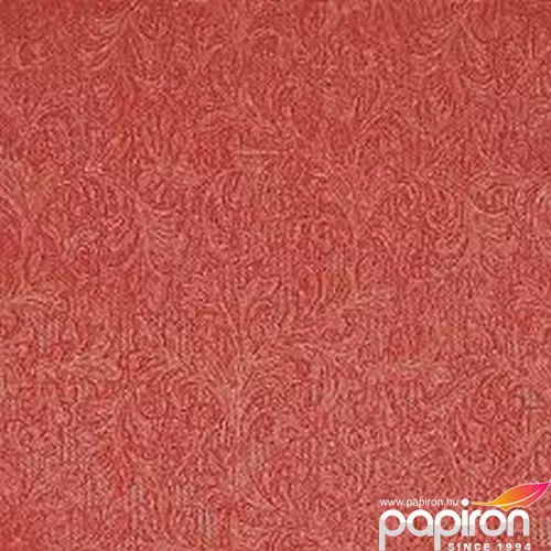 Szalvéta fiorentina piros 21' 3 rétegű papír 33x33cm fényes 16lap/csom. 75163
