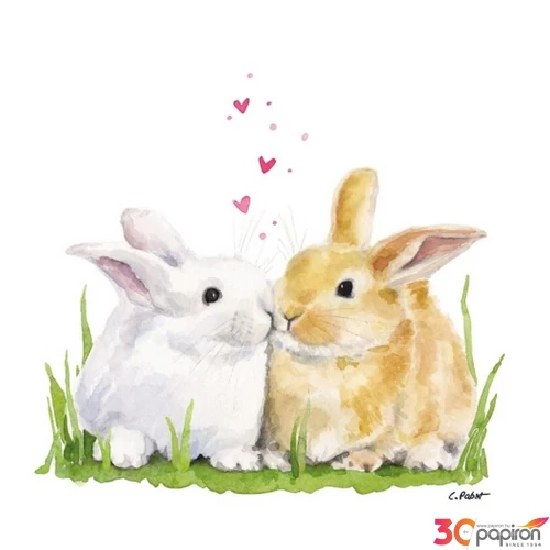 Szalvéta húsvéti EasI2111:I2132ter Kiss papírszalvéta 33x33cm,20db-os