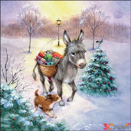 Szalvéta Ambiante Gifts delivery papír papírszalvéta 33x33cm,20db-os