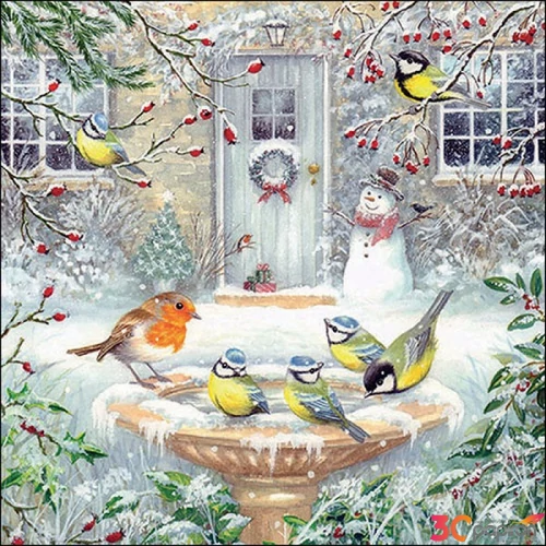 Szalvéta Ambiante Joy bath papírszalvéta 33x33cm,20db-os