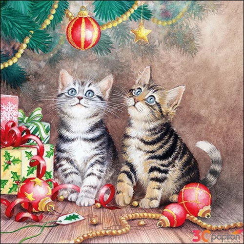 Szalvéta Ambiante Magic Of Christmas papírszalvéta 33x33cm,20db-os