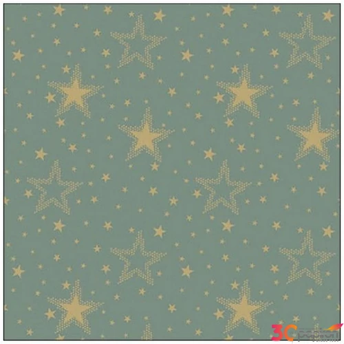 Szalvéta Ambiante Night sky godl /sage papírszalvéta 33x33cm,20db-os