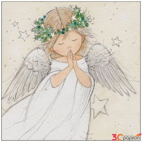 Szalvéta Ambiante Praying angel papírszalvéta 33x33cm,20db-os