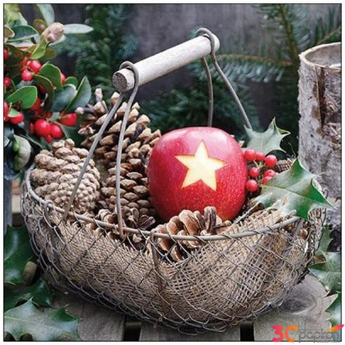 Szalvéta Ambiante Star apple papírszalvéta 33x33cm,20db-os