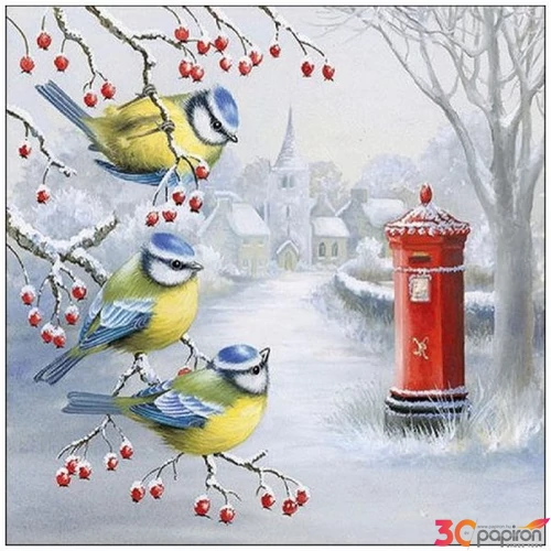 Szalvéta Ambiante Waiting for mail papírszalvéta 25x25cm,15db-os