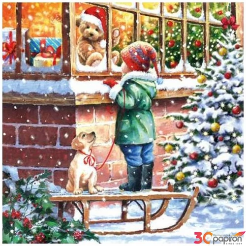 Szalvéta Ambiante Wishing papírszalvéta 33x33cm,20db-os