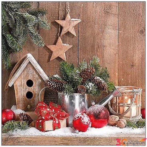 Szalvéta Ambiante X-Mas Scene papírszalvéta 33x33cm,20db-os