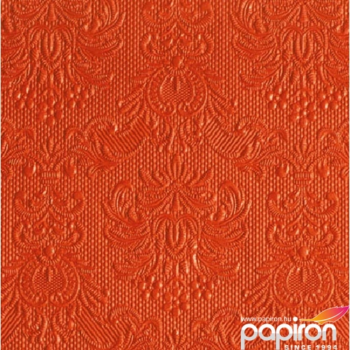 Szalvéta Ambiente Elegance Elegance orange dombornyomott papírszalvéta 25x25cm,15db-os