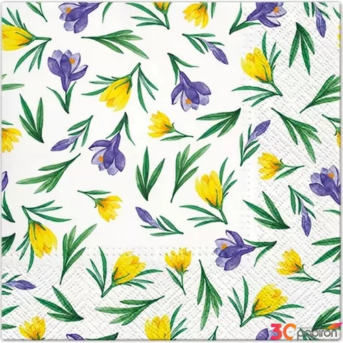 Szalvéta 33x33cm Tete á Tete 33 x 33 cm, 20 db Virág mintás TL122900