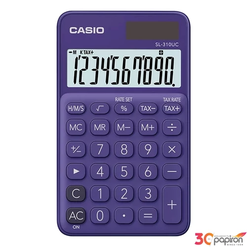 SzámoLógép Casio SL-310UC PL 10digites zsebszámológép narancssárga CASIO SL 310 UC Trendy Colours sorozat