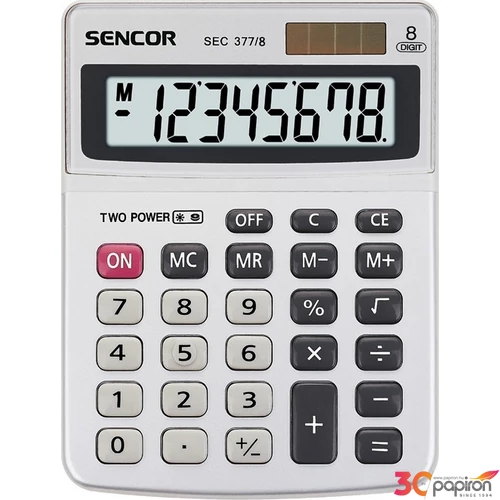 Számológép Sencor Sec 377/8 Asztali számológép 8digites