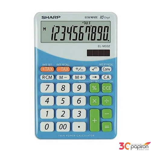 Számológép Sharp EL-M332 kék Asztali 10 számjegy SHELM332BBL