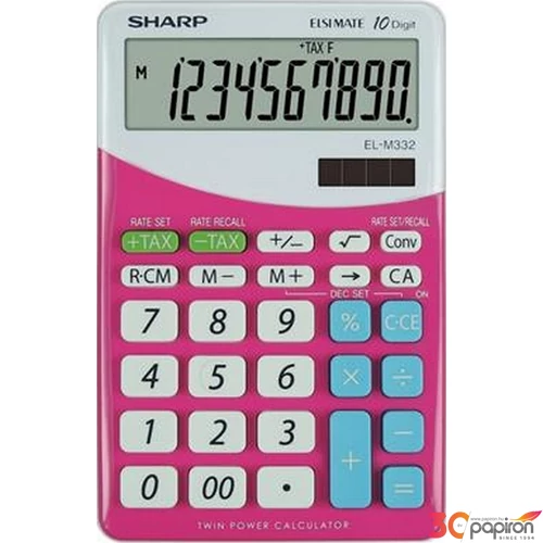Számológép Sharp EL-M332 Pink Asztali 10 számjegy EL-M332B-PK
