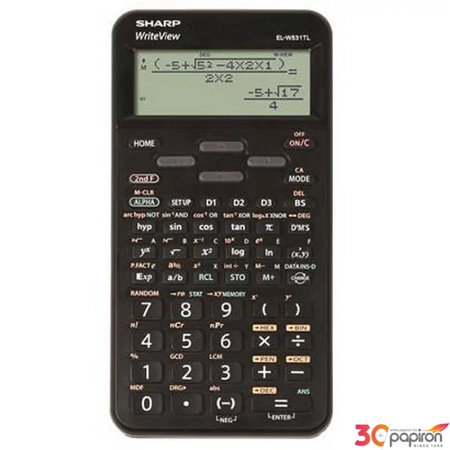 Számológép Sharp tudományos, 420 funkció EL-W531TL, fekete