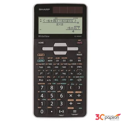 Számológép Sharp tudományos, 640 funkció EL-W506TGY