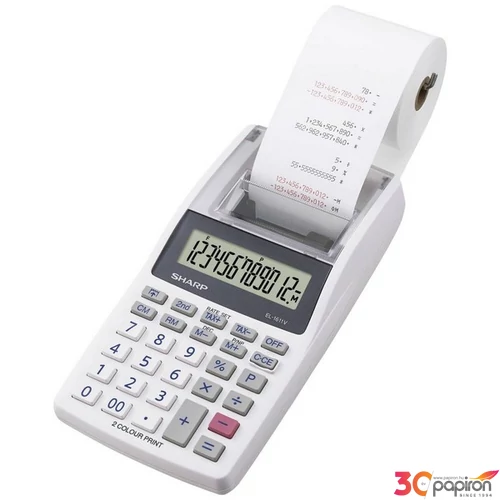 Számológép szalagos 12számjegy 2 színű nyomtató SHARP "EL-1611V