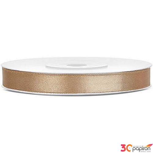 Szalag szatén 6mm arany