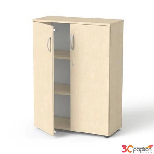Szekrény 3 rendező magas kétajtós polcokka MAYAH Freedom SV-06 juhar