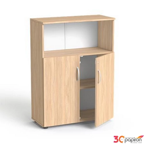 Szekrény 3 rendező magas kombinált polcos MAYAH Freedom SV-09" tölgy