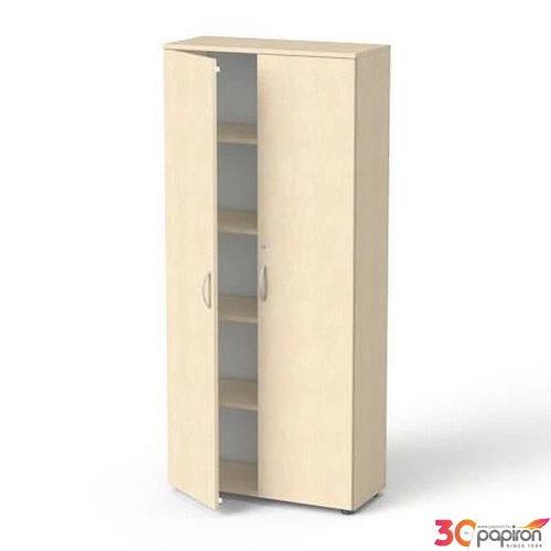Szekrény 5 rendező magas kétajtós polcokka MAYAH Freedom SV-01 juhar