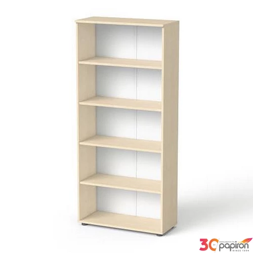 Szekrény 5 rendező magas nyitott polcos MAYAH Freedom SV-02 juhar