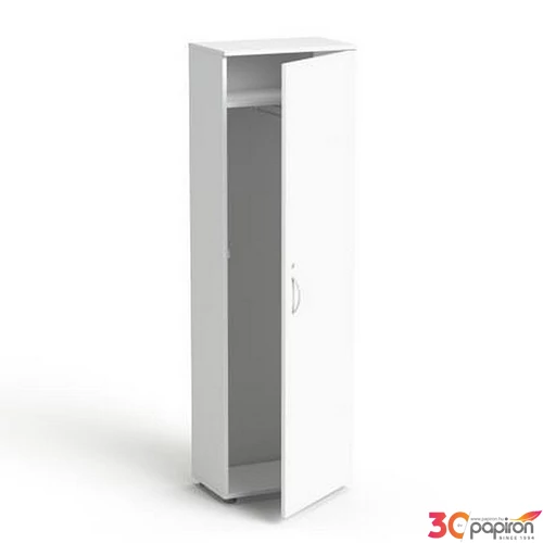 Szekrény 5 rendező magas ruhás keskeny MAYAH Freedom SV-05 fehér