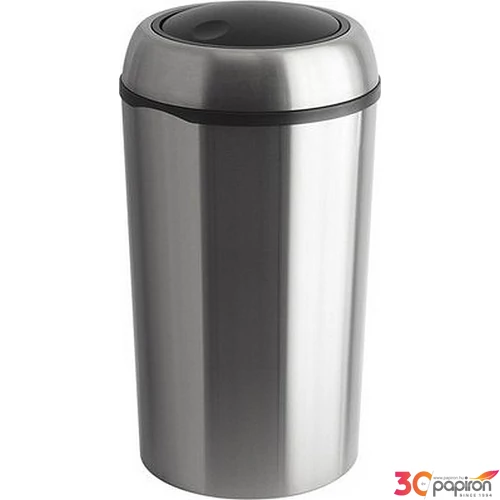 Szemetes 75 l fém Vepa Bins Billenős, ezüst UVB046