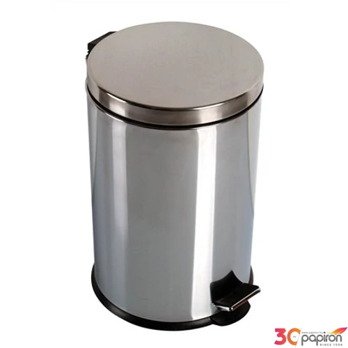 Szemetes krómozott pedálos 12l  UACROM