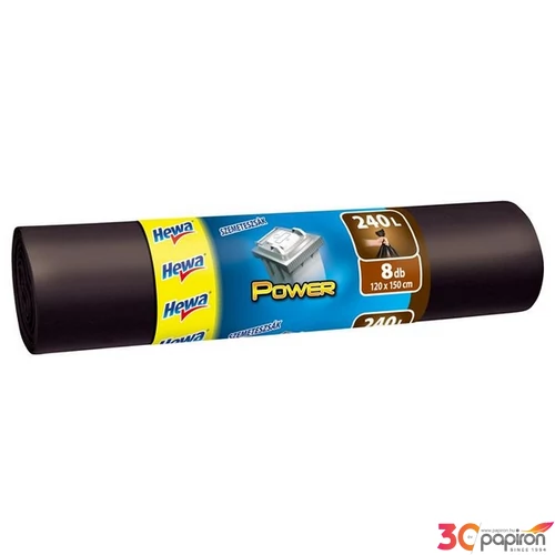 Szemeteszsák Hewa 240l-es, 8db/csomag KHT899