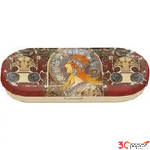 Fém Szemüvegtok 16x2,8x5,5 cm Mucha:Zoodiac
