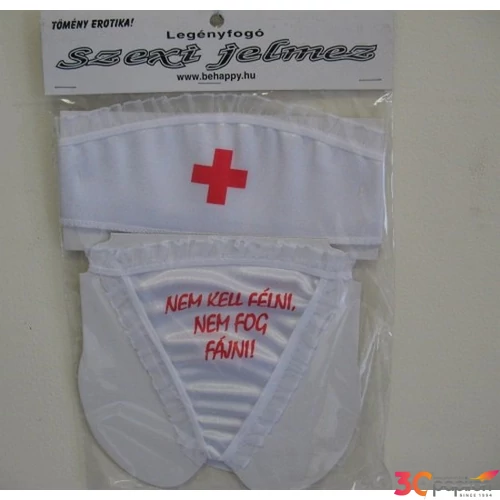 Jelmez tanga+fejdísz Szexi lánybúcsú 