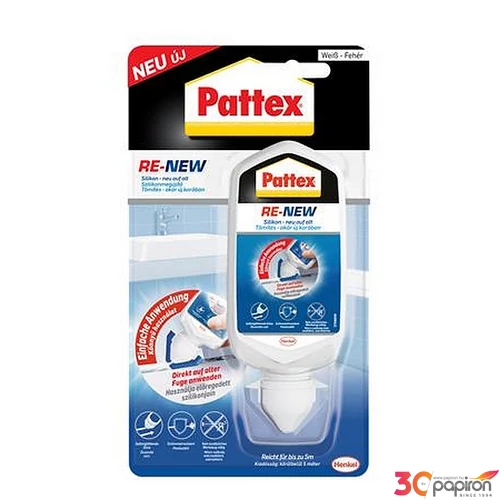 Szilikon felújító 80ml HENKEL Pattex Re-New fehér