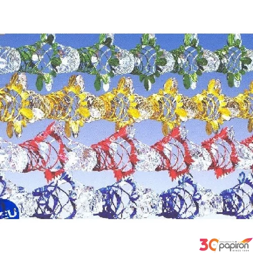 Szilveszteri girland 4m Happy new year csillogó R200152