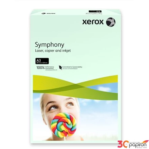 Színes másolópapír XEROX Symphony A3/80gr zöld 500lap/csom