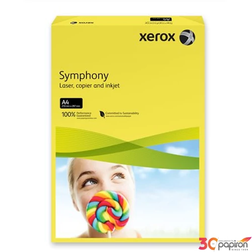 Színes másolópapír XEROX C Symphony A4/80gr napsárga 500lap/csom