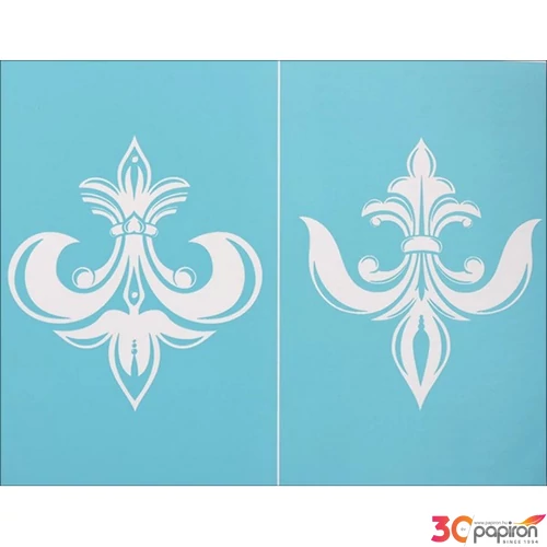 Szita-stencil 215 x 275mm, Anjou liliomok 215 x 275 mm