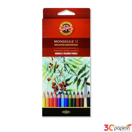 Színes ceruza 12 Koh-I-Noor 3716/12 Mondeluz Akvarell iskolaszer- tanszer